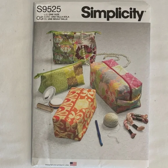 Simplicity Sewing Pattern Lot - Bags, Baskets, & Crafts -9310/9525/9623/9631 - Picture 3 of 6